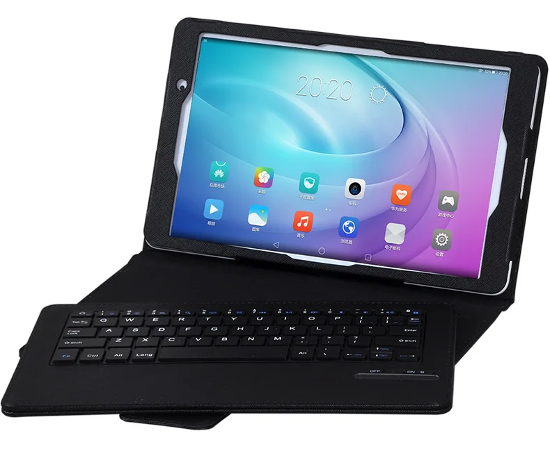 Съемный беспроводной Bluetooth клавиатура Стенд кожаный чехол для Huawei MediaPad M2 10 1