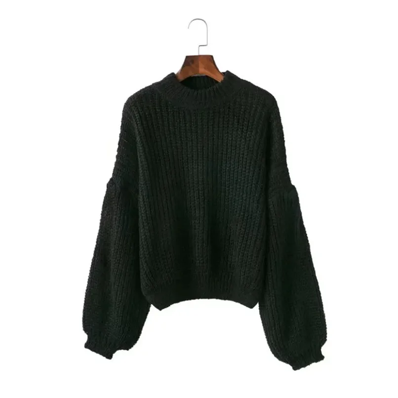  Long Sleeve Winter Pullovers Korean Knitted Femme Women Sweaters Mohair Sweater Loose Jumper Roupas Feminina 40OC1014