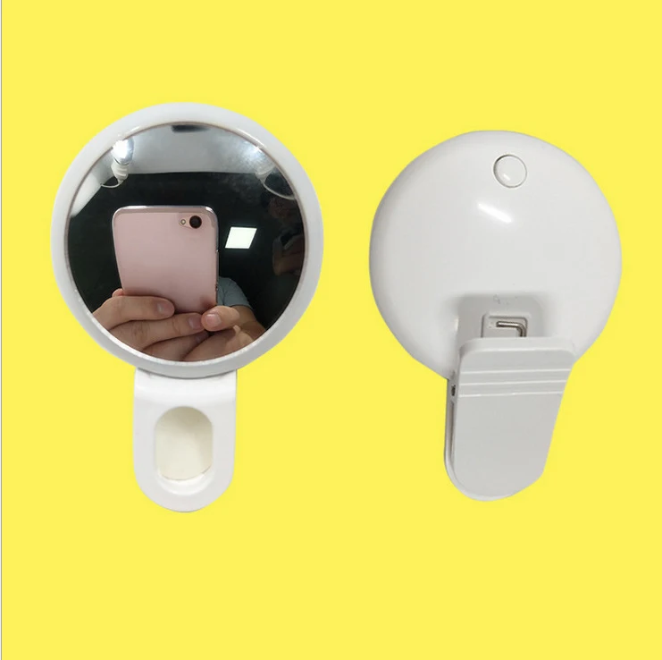 portable Mobile phone Fill in light mirror screen LED Makeup Mirror