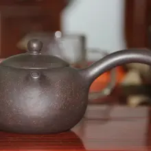 Уникальный китайский чайный сервиз Исин чайник Исин черный Чжу грязь Тан Ю пуэр oolongtea pot около 225 мл