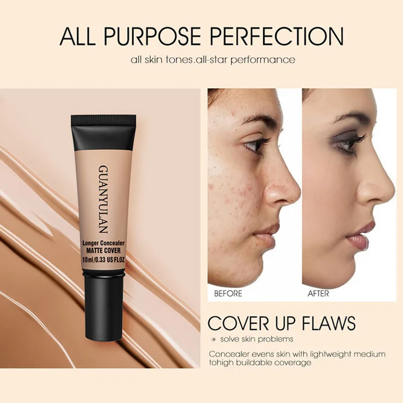 

Liquid Concealer Face Contour Pores Corrector Waterproof Contour Cream Face Makeup Drop Ship
