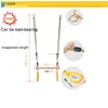 Fun Wood Kids Flying Rings Swing For Child & Adult Pull-Up Pull Up Chinning Muscle Outdoor Indoor Sports Toys 2 in 1 Set Toy 5