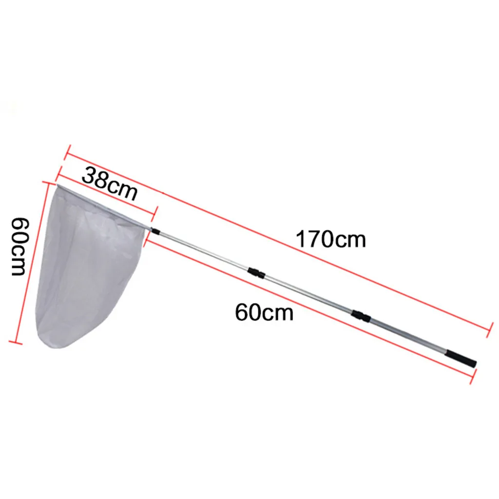 Выдвижная рыболовная сеть в виде бабочки, пчелы, насекомых, алюминиевый сплав, ручка для удочки, телескопическая удлиненная сеть, Садовые принадлежности