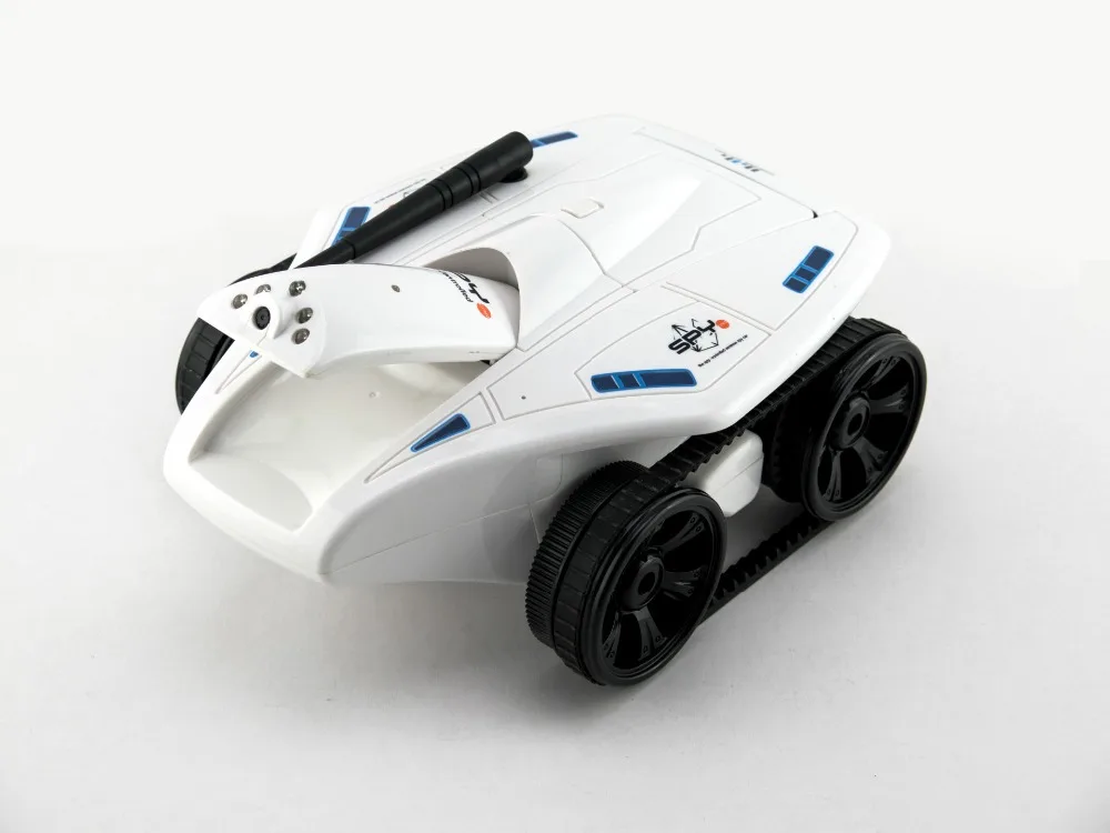 

1pcs WIFI remote control drive Tank toy via Android IOS device.With Led light and 0.3 mega camera real time transmission.