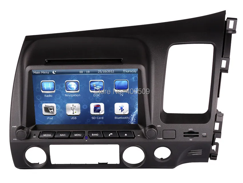 8 &quotШтатная dvd плеер gps навигации для Honda Civic правая сторона 2006 2011 с радио ТВ BT USB AUX 3g