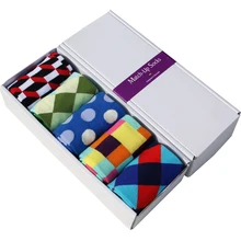 Free Shipping combed cotton brand font b men b font font b socks b font colorful