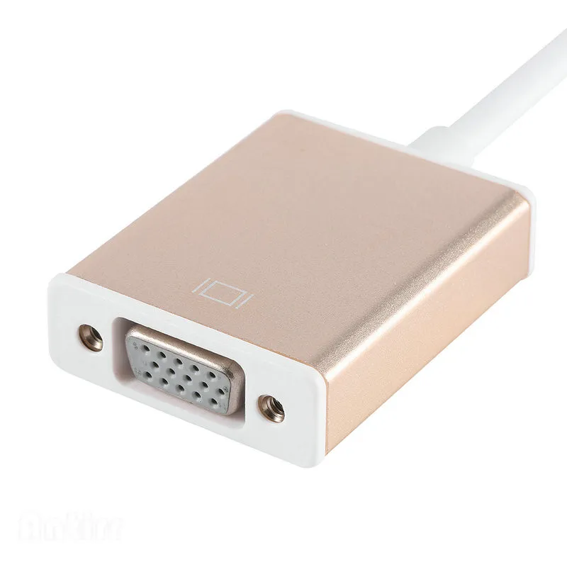 USB 3,1 type C к VGA кабель адаптер type-c мужчин и женщин VGA конвертер Разъем для Apple VGA кабель Lumia 950XL