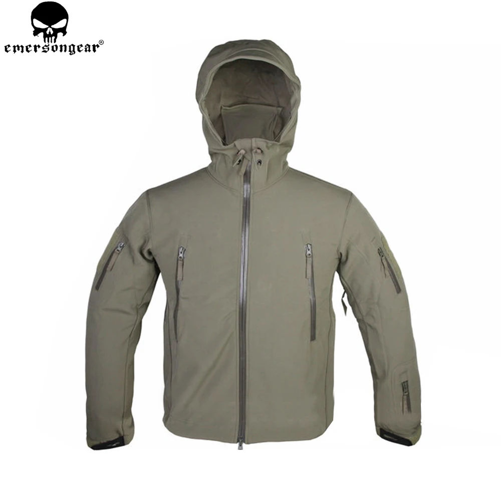 EMERSONGEAR водонепроницаемая куртка с мягким корпусом Спортивная камуфляжная для