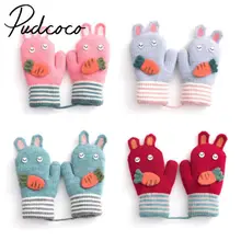 Милые Новые Детские Зимние перчатки для маленьких мальчиков, варежки для девочки, грелка для рук