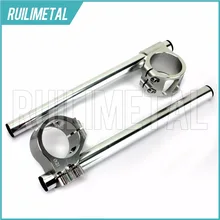 50 MM Clip On Ons guidão handle bar Para YZF R6 05 06 07 08 09 10 11 12 06 07 R1 R6S 1998-2012 750R 1994 1995 1996 1997