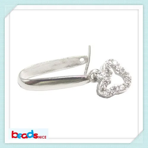 

Beadsnice ID25882 high quality factory 925 sterling silver pendant bails clasp connector pendant clip