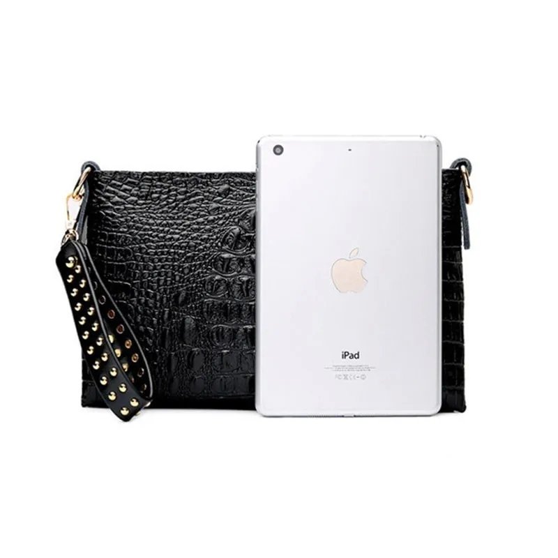 Alligator Genuine Leather Crocodile Hand Shoulder Bag Luxury Purses And Handbags Crossbody Bags For Women Designer Clutch,women handbag
