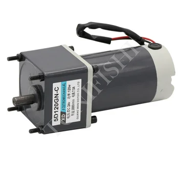 

15 axis Xinda 12V24V permanent magnet DC gear motor 120W high power micro slow speed motor speed control small motor