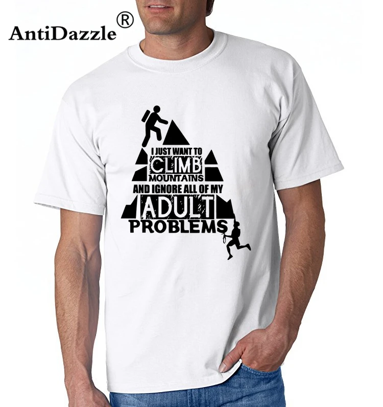 Antidazzle Funny New Design Cotton Male Tee Shirt Designing I Just Want