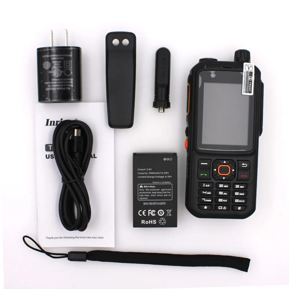 Inrico сеть радио T320 4G LTE сеть рация внутренней связи POC walkie talkie T-320 WCDMA двухстороннее радио