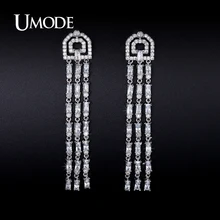 UMODE 2016 New Arrival Crystal Dangle Earrings For Women Boucle D’Oreille Femme Christmas Gifts Fashion Jewelry Aretes AUE0237