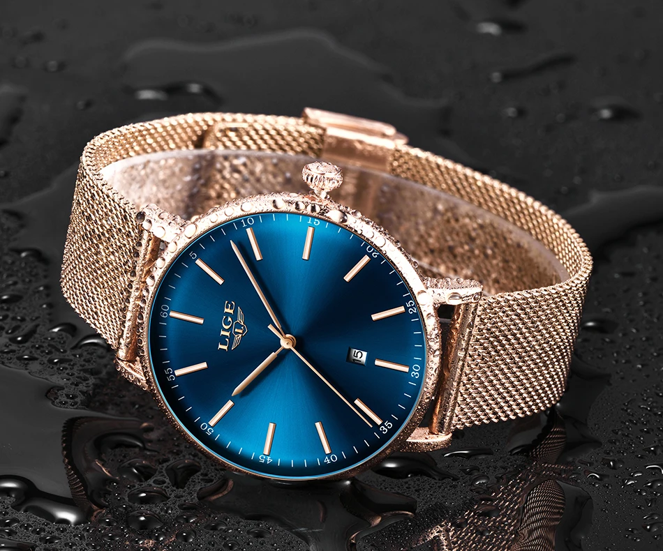 Luxury Women's Ultra-Thin Casual Wristwatch 30m Sadoun.com