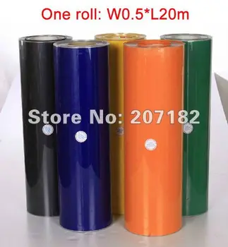 

One roll 0.5*20m Various Color Vinyl Transfer Film,Heat Transfer Film,Cutting Plotter Film