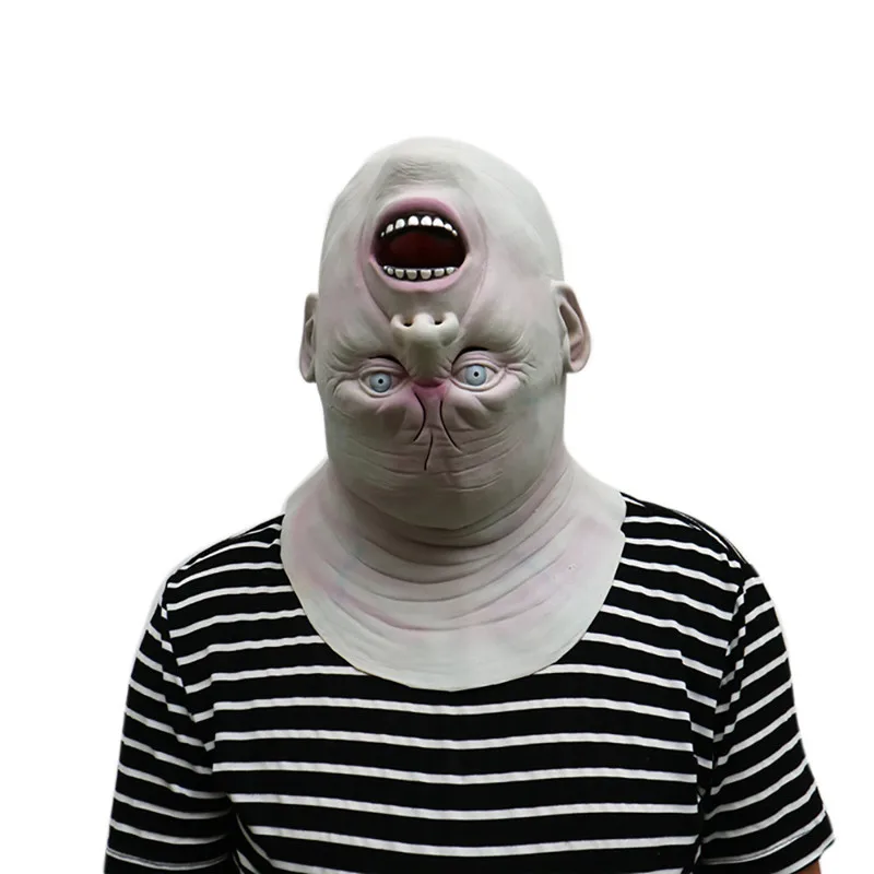Вниз полная голова Делюкс Новинка Хэллоуин страшный костюм вечерние латексные головы маска смешная игрушка D# Прямая поставка