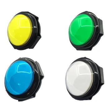 

100 mm arcade push button Arcade game accessory colorful LED Round Illuminated light push button