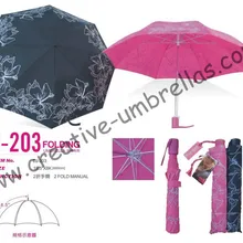 Массовый груз, два складных зонта, печать логотипа, по морю, Прямая с фабрики, реклама Вишня зонтик