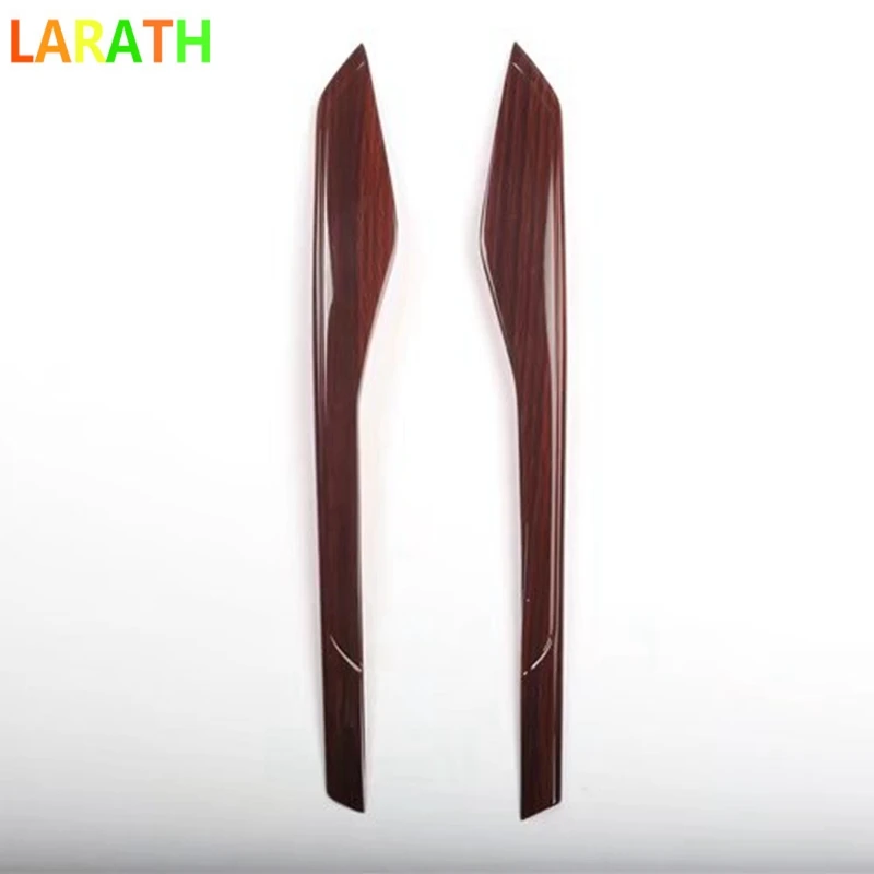 

For Ford Explorer 2016 2017 2018 Mahogany color Carbon Fiber Car Middle CD Center Control Interior Accessories Stripe 2pcs
