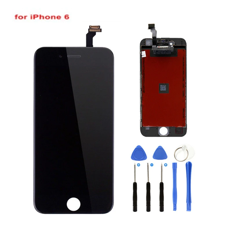 

High Quality AAA 4.7 Inch Display For iPhone 6 LCD Screen Display Replacment for iPhone6 LCD Digitizer Solid Black Color