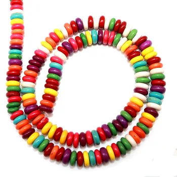 

6MM Wholesale Mixed Colors Natural Stone Loose Beads Charm for DIY Jewelry Making Bracelets Beads Howlite Bead Handwork
