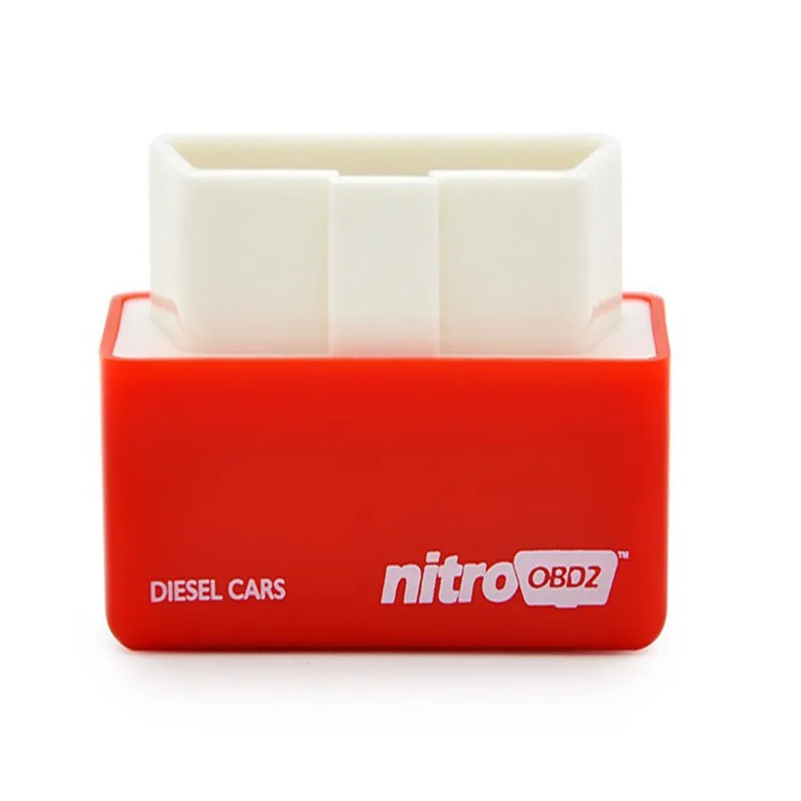 50pcs NitroOBD2 Diesel Cars Chip Tuning Box Plug and Drive Nitro OBD2 More Power and More