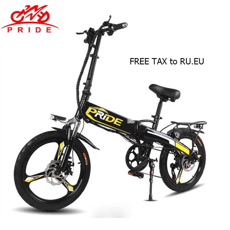 Best Electric Bike 20inch Aluminum Foldable Electric Bicycle 48V12.5A Lithium Battery 350W Powerful Scooter Mountain e bike Snow bike 2