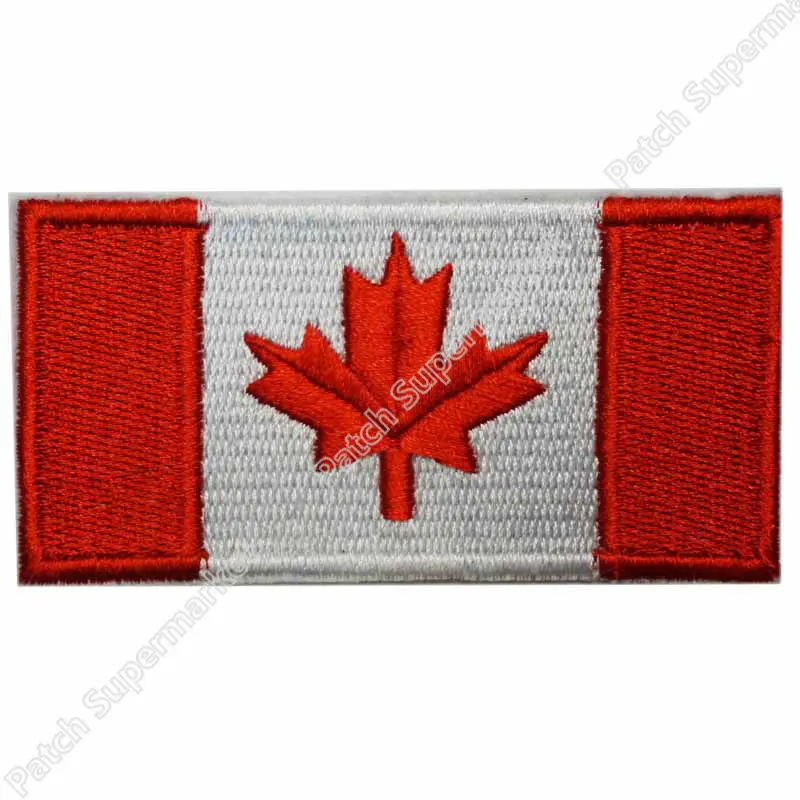 3.5" CANADIAN FLAG ARMY MULTICAM ACU MILSPEC MORALE PATCH Iron Sew On Embroidered Fashion