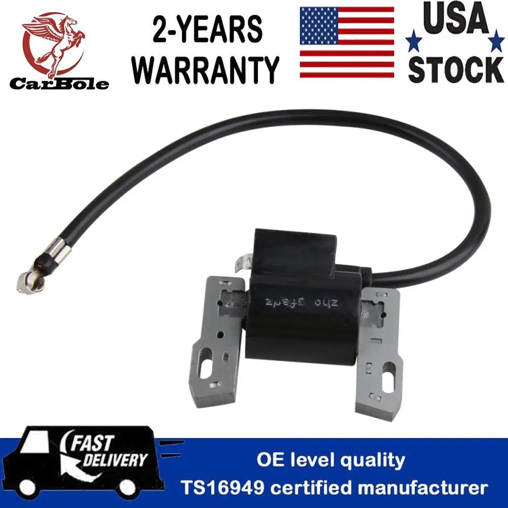 

PRECISION AUTO LABS New Ignition Coil For Briggs & Stratton 398811 395492 398265 490586 491312 492341 495859 591459 Replace LG49
