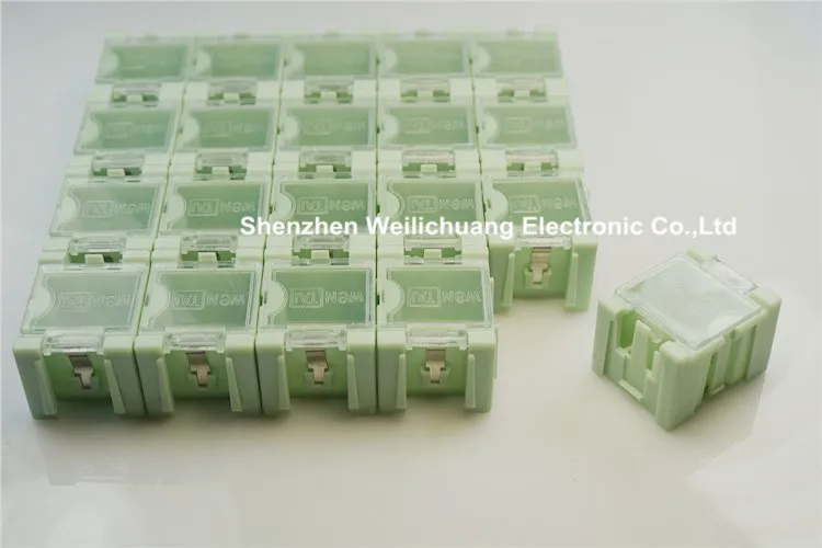 50 шт. высокое качество SMD монтажа электронных компонентов мини ящик для хранения/практические ювелирные изделия футляр для хранения прозрачной крышкой 50 шт. высокое качество SMD монтажа электронных компонентов мини ящик для хранения/практические ювелирные изделия футляр для хранения прозрачной крышкой