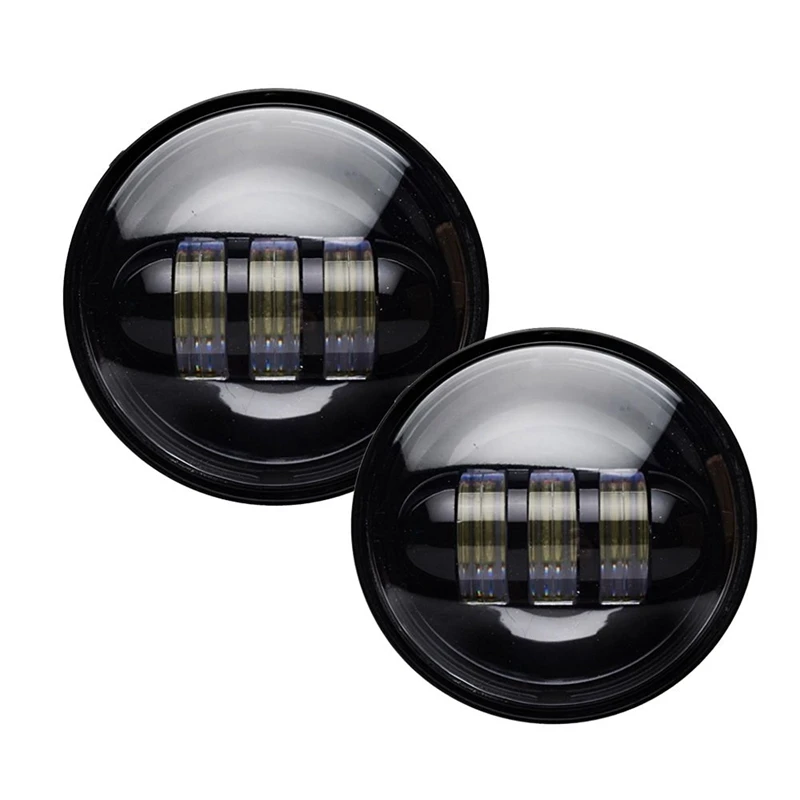 45W LED Headlight Angel Eyes DRL with 2Pcs 4.5Inch 30W Motorcycle Passing Fog Lamp for Harley Davidsondd
