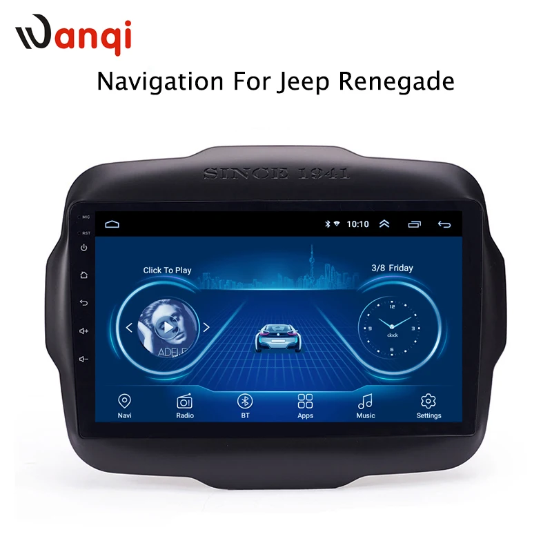 Best Factory direct sales Android 8.1 2.5D full touch screen car multimedia for Jeep Renegade 2016-2018 car gps radio navigation 2 Best Factory direct sales Android 8.1 2.5D full touch screen car multimedia for Jeep Renegade 2016-2018 car gps radio navigation 2