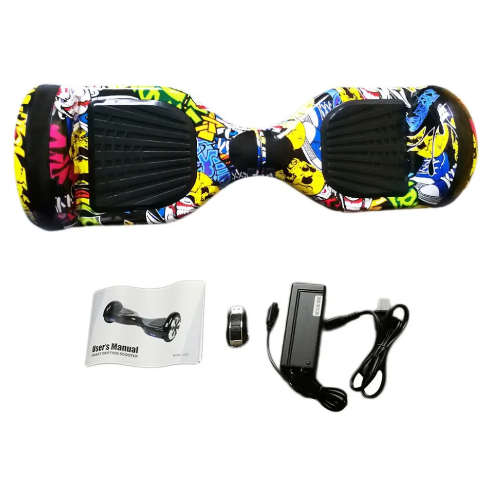 

6.5inch Self Balance Electric Hoverboard LED Bluetooth Hover board Skateboard Scooter Skateboard Bluetooth Overboard Hot Sale