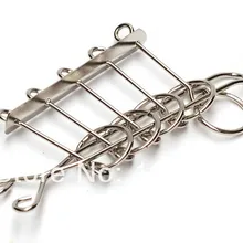 Пять связанных колец головоломка классическая китайская игра-головоломка игрушка для детей и взрослых