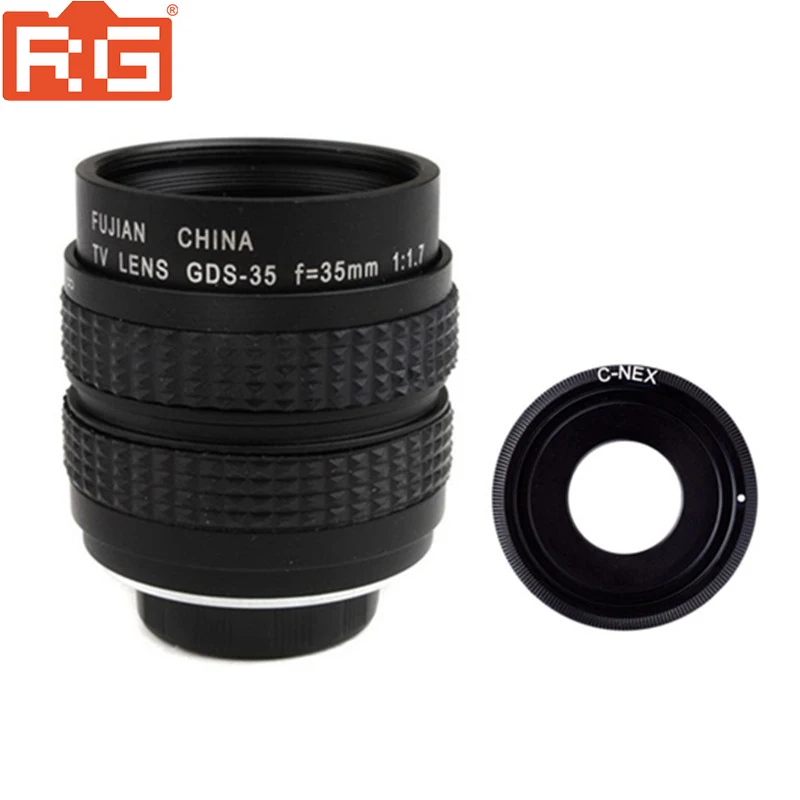 

Fujian 35mm F1.7 CCTV TV Movie lens+C+ENX Mount to for Sony Nex-5T N-3N N6 N7 N-5R A6000