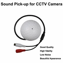 Hiseeu хорошее качество точность низкий шум звук в системе Скрытого видеонаблюдения Пикап микрофон/микрофон монитор с динамиком аудио для камеры безопасности HQCAM