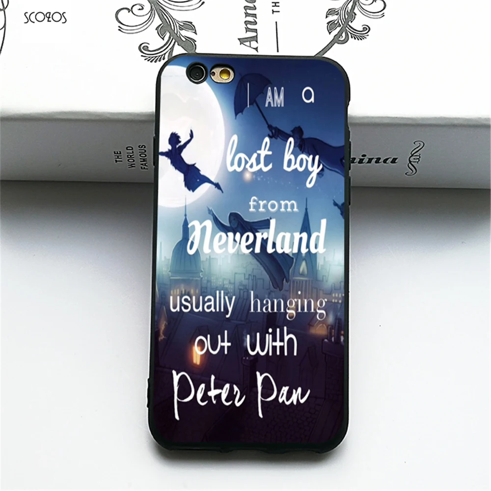 SCOZOS я потерянный мальчик от Neverland телефон Чехол Мягкий чехол для Iphone X 5 5S Se 6 S 7 8