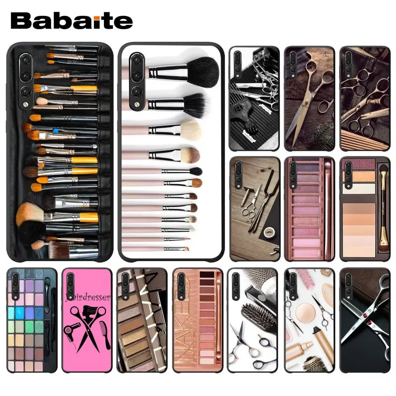 

Babaite Naked Palette Glam Makeup Palette tool Hair Phone Case for Huawei P20 Mate20 Lite Honor Play 8A 8C 7C 5A Y6 Y5 Psmart