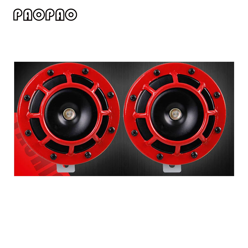 

2pcs 12v 115DB Hella Super Loud Compact Electric Blast Tone Air Horn Kit For Motorcycle Car