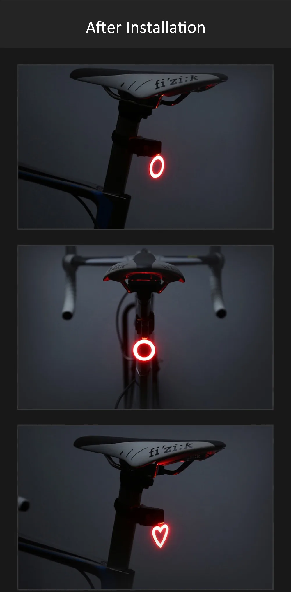 Discount Okfeet Small Smart Tail Light USB Rechargeable Lithium Battery Constellation Bicycle Part Ebike Flickering Safety Mountain Bike 14