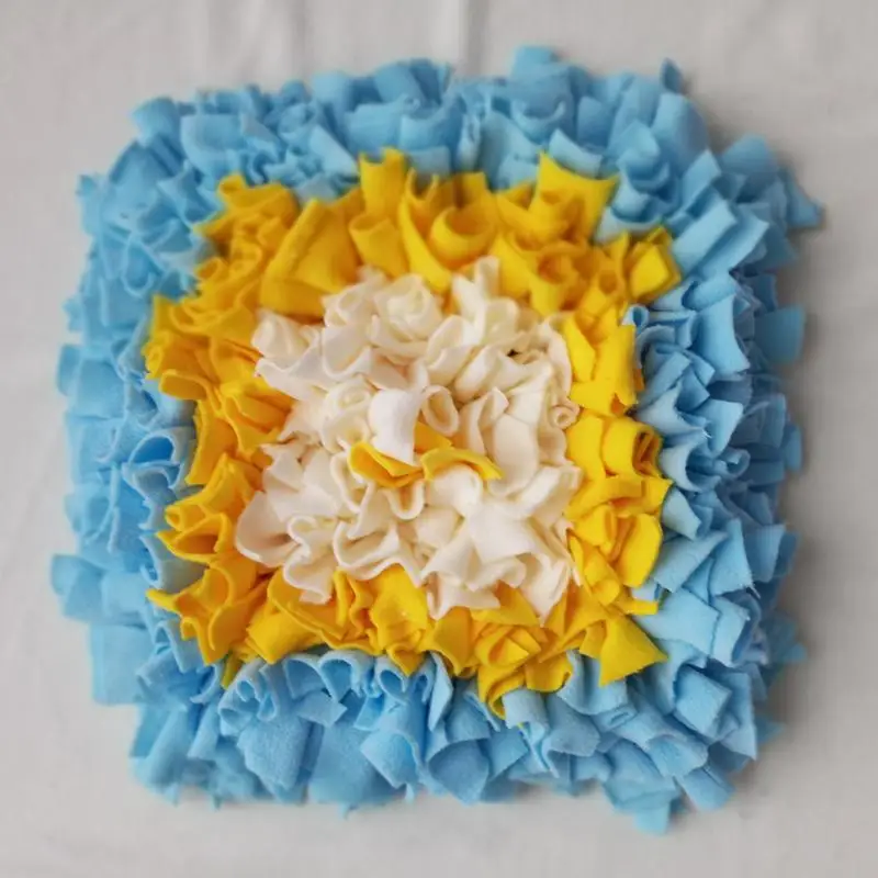 

Pet Training Snuffling Mat Soft Pet Nose Work Smell Snuffle Mat Training Feeding Foraging Skill Blanket Dog Play Mats Toys