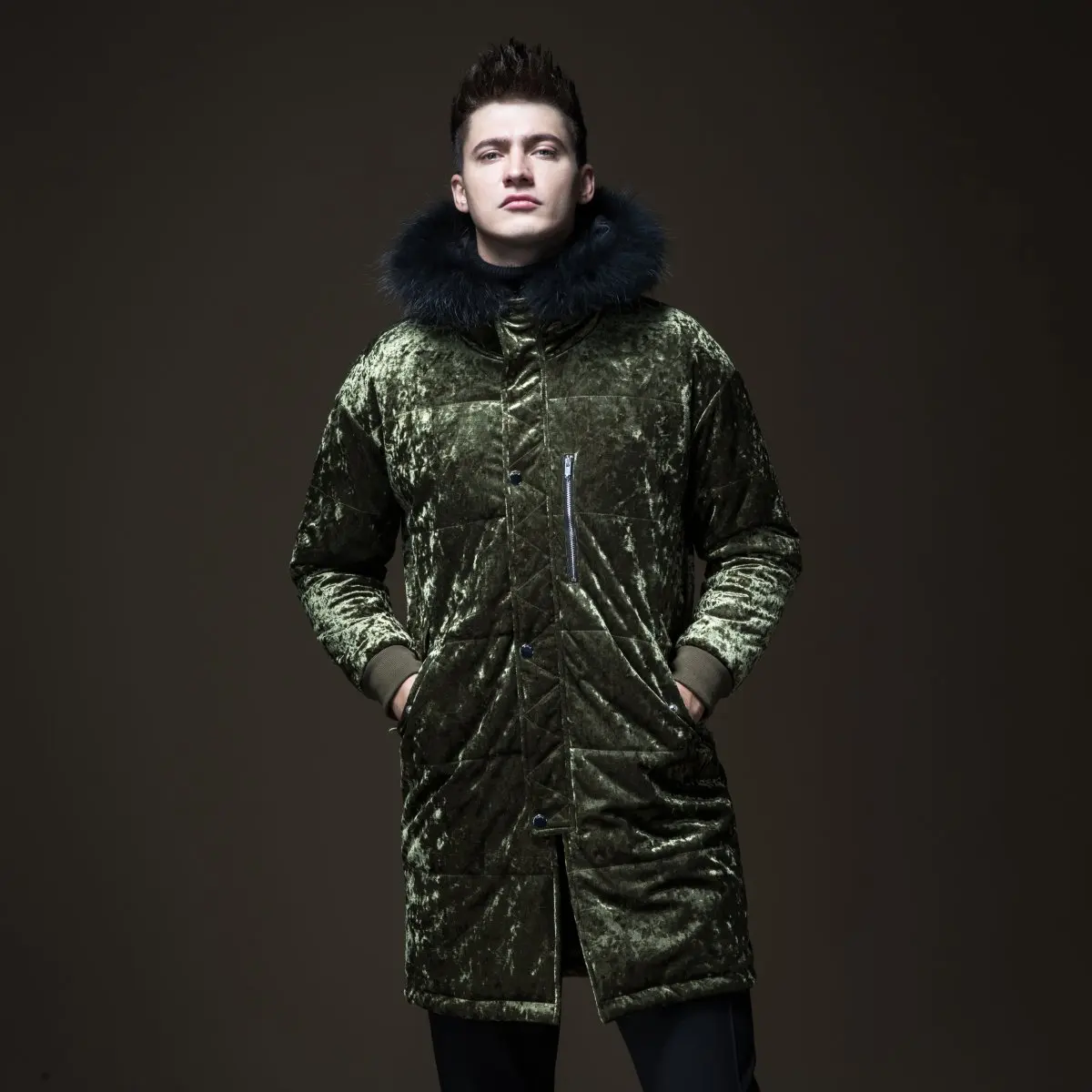 2019 мужские зимние куртки Chaquetas Hombre Pinli продукт Сделано Осень мужское длинное