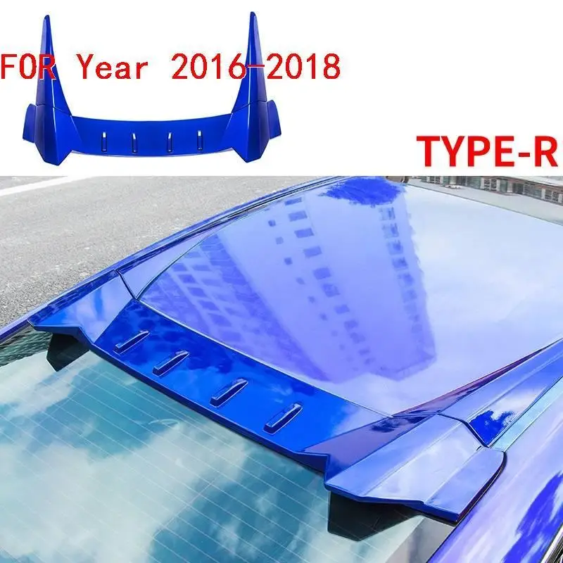 Аксессуары модификация автомобиля Стайлинг автомобилей Модернизированный аксессуар крыло декоративное украшение Спойлеры 16 17 18 для Honda Civic - Цвет: MODEL M