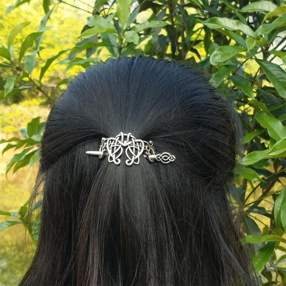 

1PCS Viking Hairpin Legendry Viking Celtics Knotwork Hair sticks For Women Cetilcs Hair Jewelry