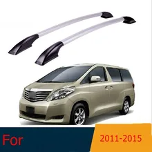 Багажник на крышу Коробки сбоку баров Чемодан Перевозчик набор для Toyota Alphard 2011 2012 2013
