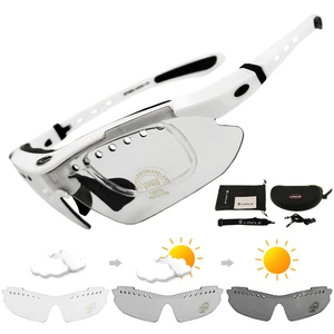 LOCLE фотохромные очки для верховой езды UV400 походные солнцезащитные очки для бега Тактические Солнцезащитные очки для велоспорта охоты кемпинга альпинизма очки - изображение