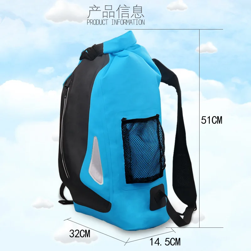 Rafting bolsa impermeable mochila/deportes al aire libre flujo de Trekking nadar bolsa impermeable A5256